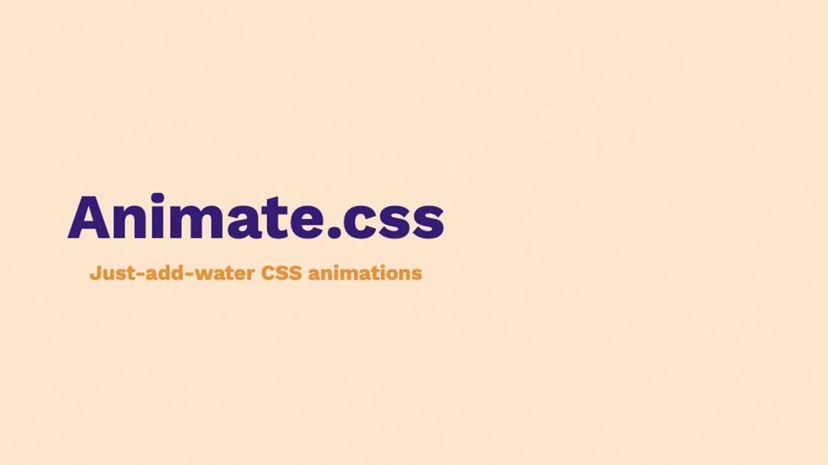 手軽にアニメーションを「Animate.css」